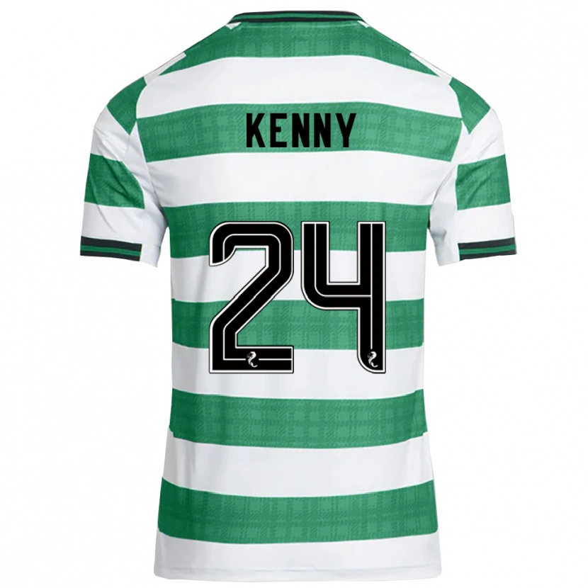 Danxen Mujer Camiseta Johnny Kenny #24 Verde Blanco 1ª Equipación 2025/26 La Camisa