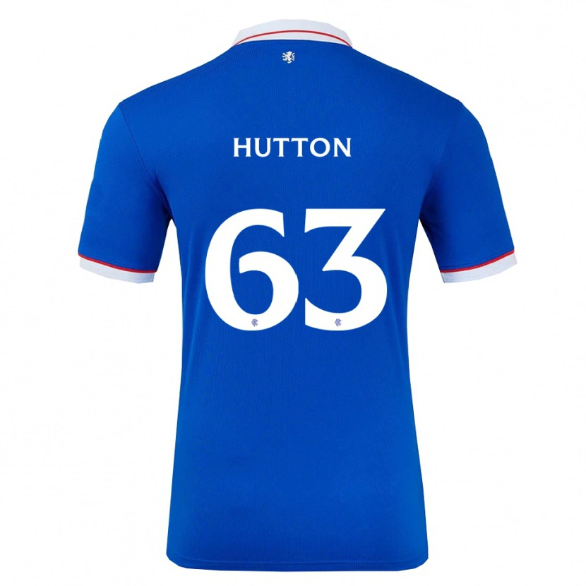 Danxen Mujer Camiseta Zander Hutton #63 Azul Blanco 1ª Equipación 2025/26 La Camisa