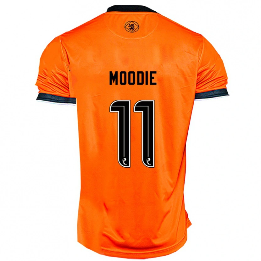 Danxen Mujer Camiseta Alix Moodie #11 Naranja Negro 1ª Equipación 2025/26 La Camisa