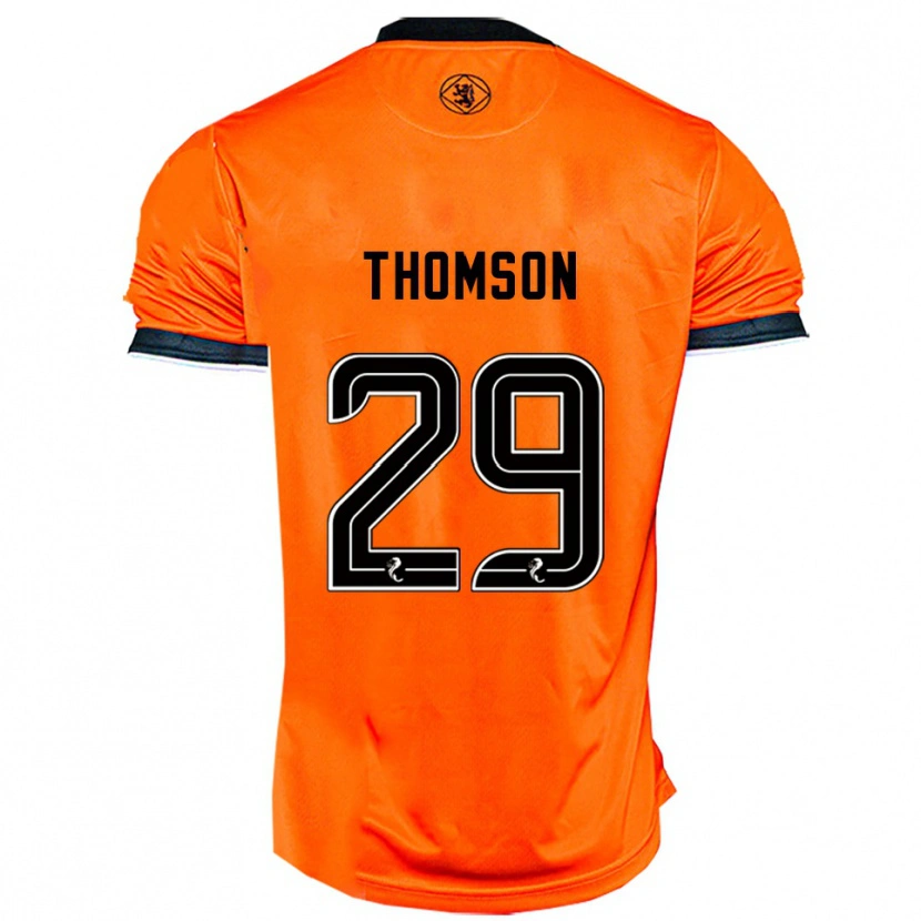 Danxen Mujer Camiseta Miller Thomson #29 Naranja Negro 1ª Equipación 2025/26 La Camisa