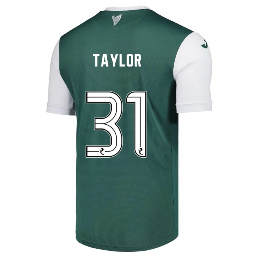 Danxen Mujer Camiseta Linzi Taylor #31 Verde Blanco 1ª Equipación 2025/26 La Camisa