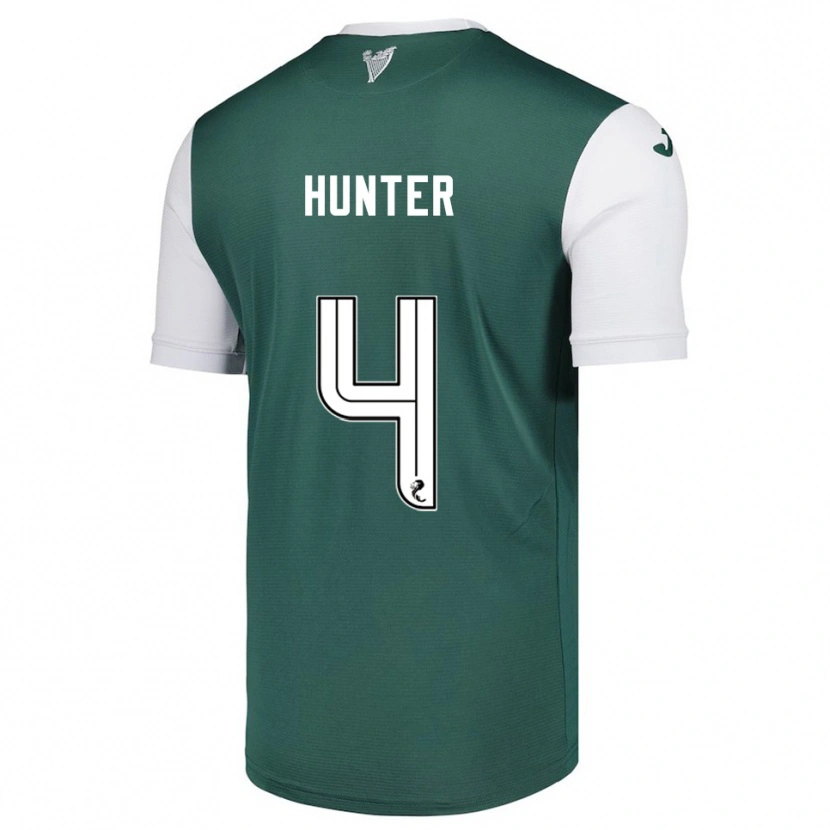 Danxen Mujer Camiseta Siobhan Hunter #4 Verde Blanco 1ª Equipación 2025/26 La Camisa