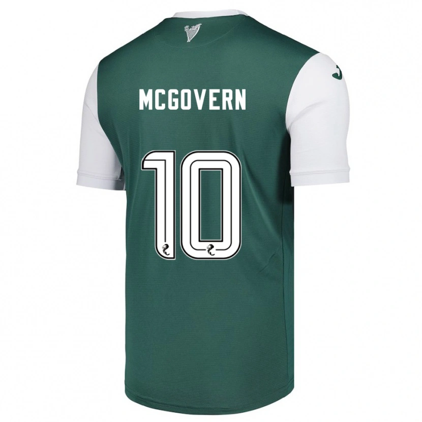 Danxen Mujer Camiseta Kathleen Mcgovern #10 Verde Blanco 1ª Equipación 2025/26 La Camisa