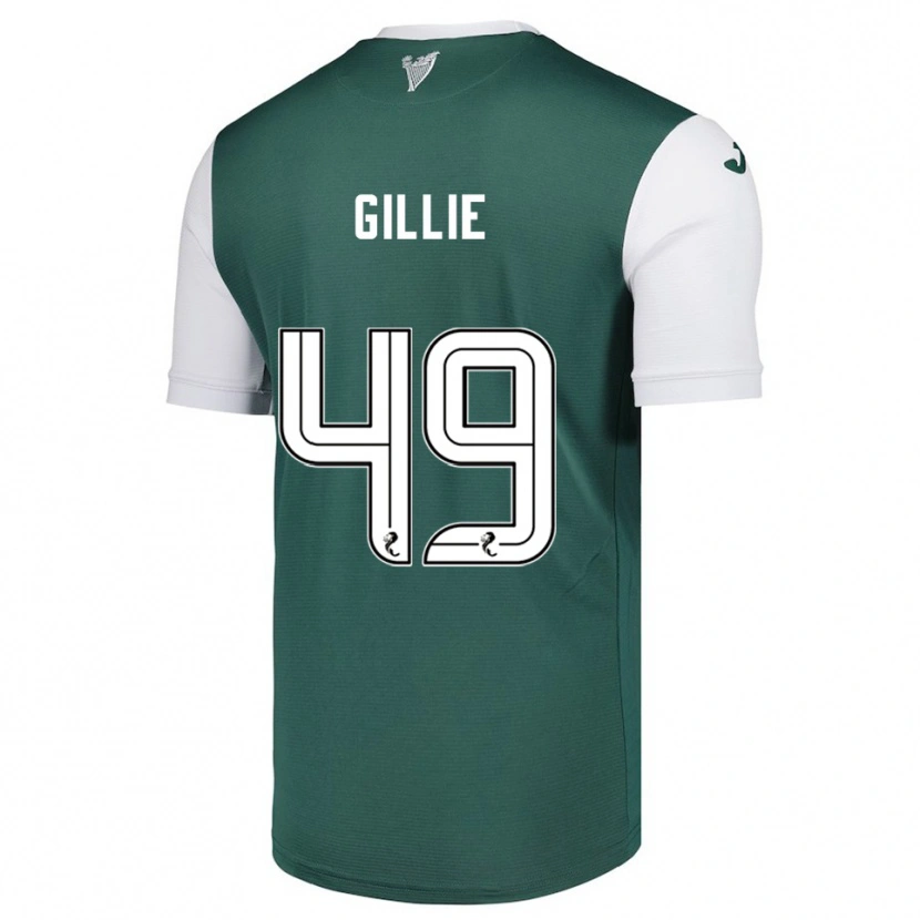 Danxen Mujer Camiseta Lewis Gillie #49 Verde Blanco 1ª Equipación 2025/26 La Camisa