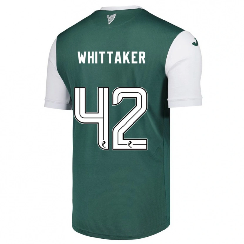 Danxen Mujer Camiseta Rory Whittaker #42 Verde Blanco 1ª Equipación 2025/26 La Camisa