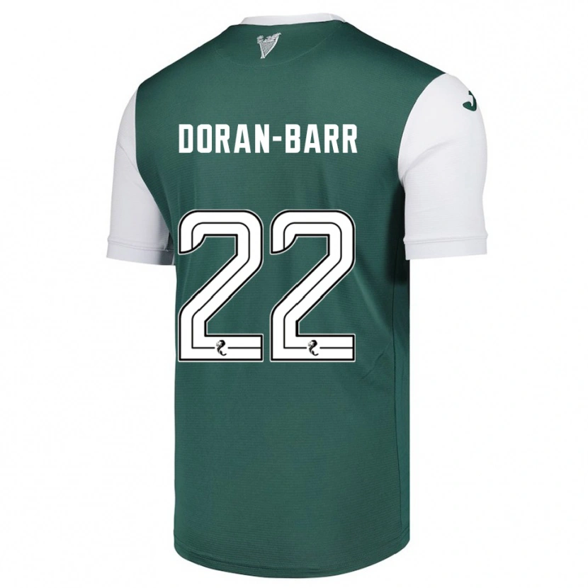 Danxen Mujer Camiseta Lauren Doran-Barr #22 Verde Blanco 1ª Equipación 2025/26 La Camisa