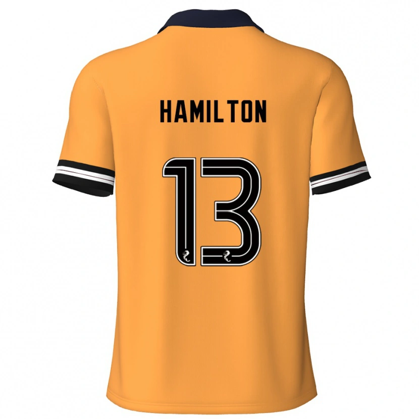Danxen Mujer Camiseta Jack Hamilton #13 Amarillo Negro 1ª Equipación 2025/26 La Camisa