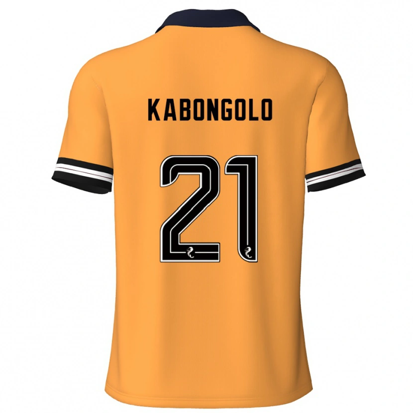 Danxen Mujer Camiseta Brooklyn Kabongolo #21 Amarillo Negro 1ª Equipación 2025/26 La Camisa