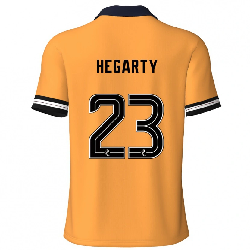 Danxen Mujer Camiseta Nina Hegarty #23 Amarillo Negro 1ª Equipación 2025/26 La Camisa
