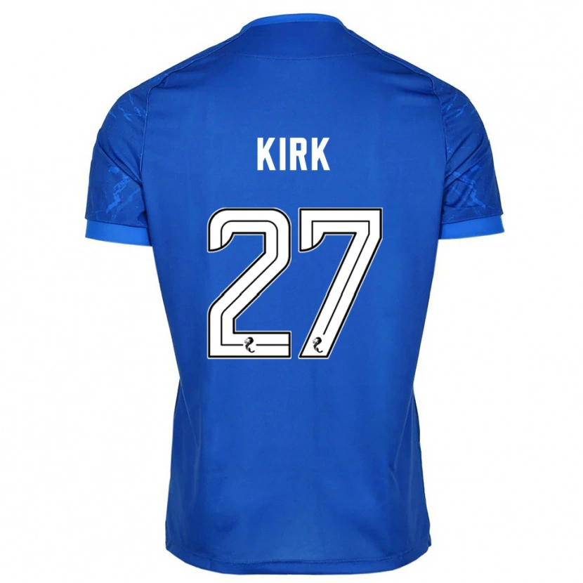 Danxen Mujer Camiseta Makenzie Kirk #27 Azul Blanco 1ª Equipación 2025/26 La Camisa