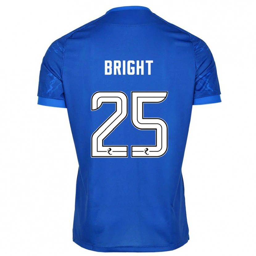 Danxen Mujer Camiseta Scott Bright #25 Azul Blanco 1ª Equipación 2025/26 La Camisa