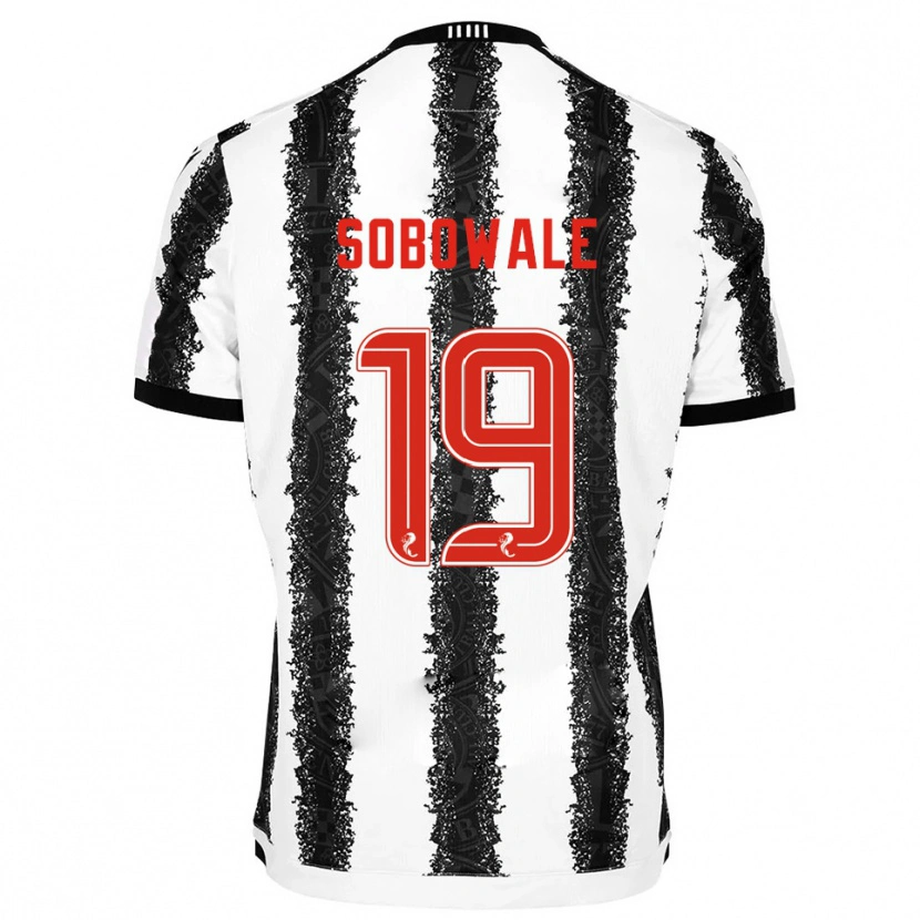 Danxen Mujer Camiseta Tunmise Sobowale #19 Blanco Negro 1ª Equipación 2025/26 La Camisa