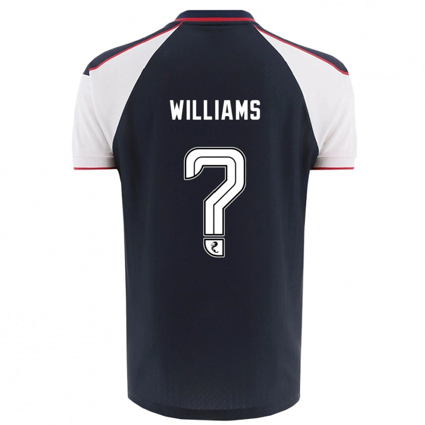 Danxen Mujer Camiseta Cerys Williams #0 Azul Marino Blanco 1ª Equipación 2025/26 La Camisa