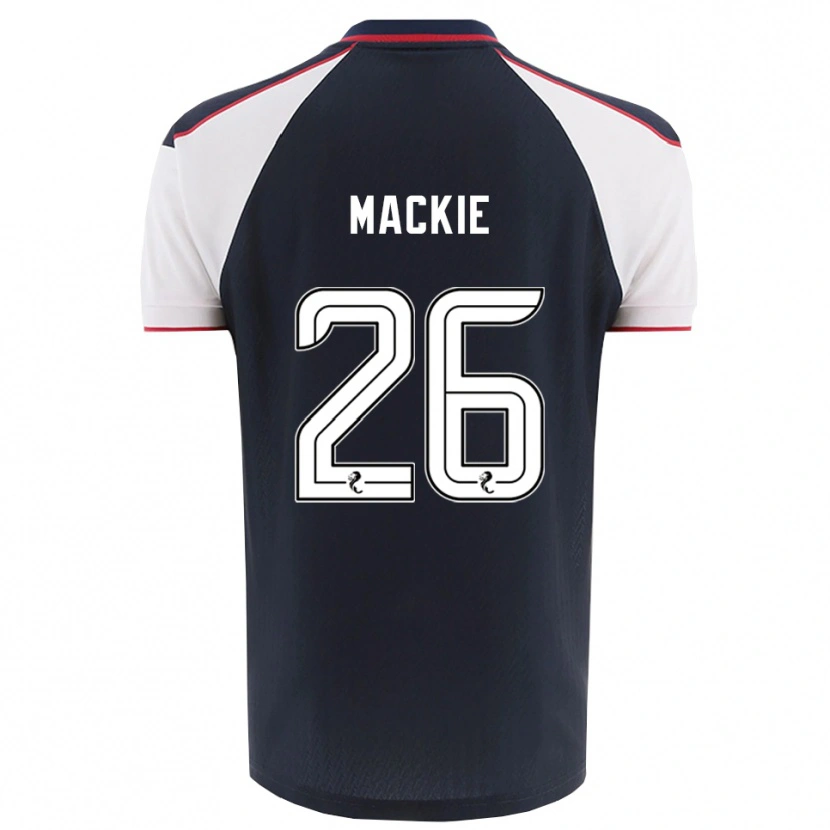Danxen Mujer Camiseta Sean Mackie #26 Azul Marino Blanco 1ª Equipación 2025/26 La Camisa