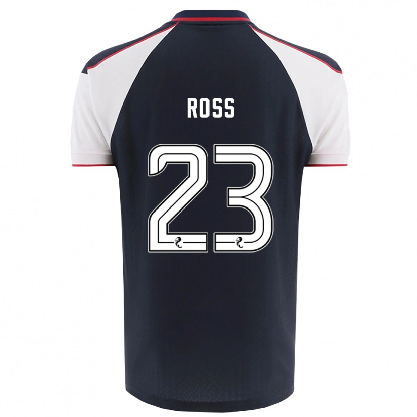 Danxen Mujer Camiseta Ethan Ross #23 Azul Marino Blanco 1ª Equipación 2025/26 La Camisa
