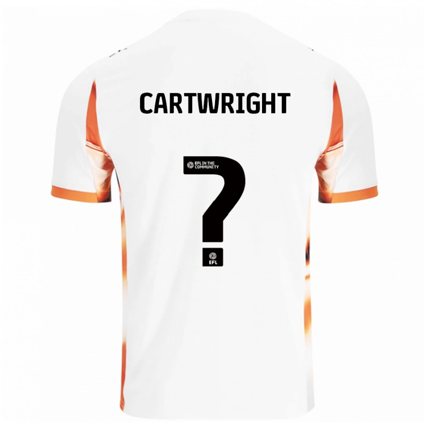 Danxen Mujer Camiseta Nyah Cartwright #0 Blanco Naranja Negro 2ª Equipación 2025/26 La Camisa
