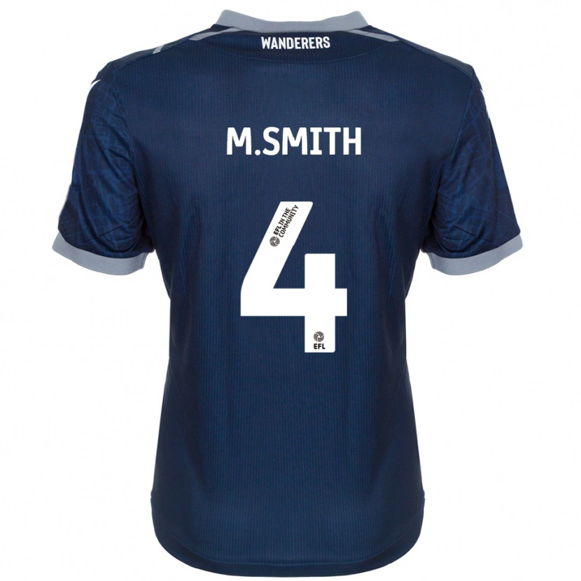 Danxen Mujer Camiseta Millicent Smith #4 Azul Marino Gris 2ª Equipación 2025/26 La Camisa