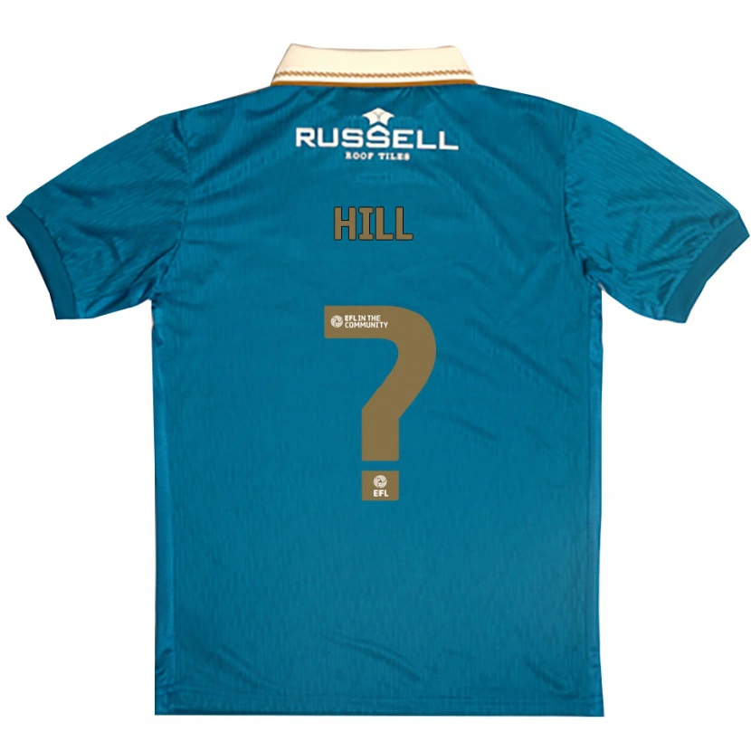 Danxen Mujer Camiseta Tommy Hill #0 Celeste Blanco 2ª Equipación 2025/26 La Camisa