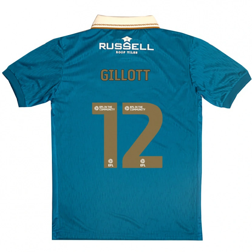 Danxen Mujer Camiseta Emily Gillott #12 Celeste Blanco 2ª Equipación 2025/26 La Camisa