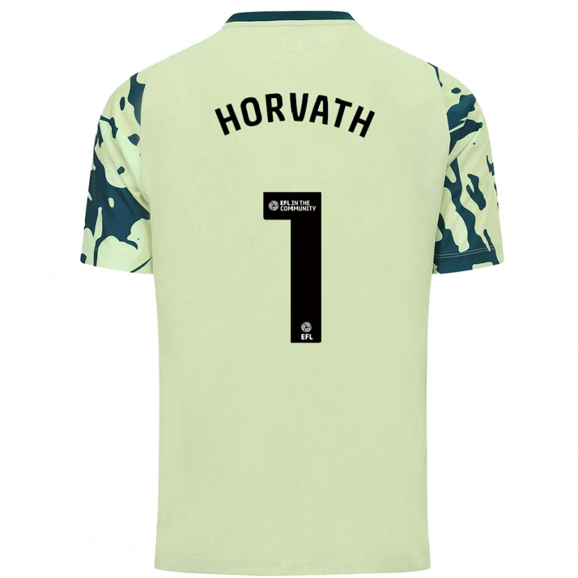 Danxen Mujer Camiseta Ethan Horvath #1 Verde Oscuro 2ª Equipación 2025/26 La Camisa