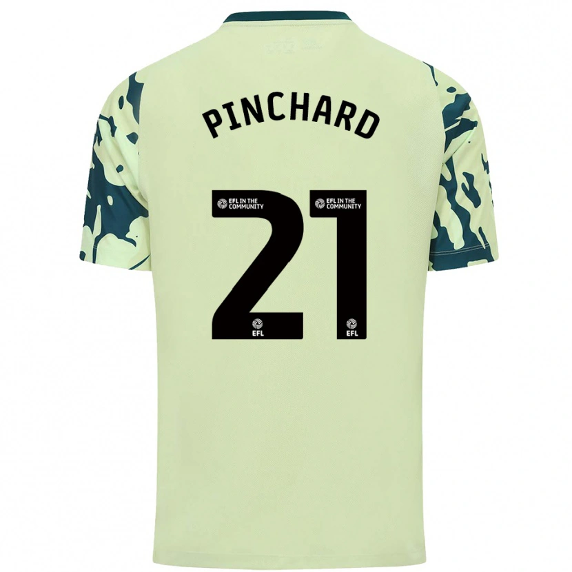 Danxen Mujer Camiseta Cerys Pinchard #21 Verde Oscuro 2ª Equipación 2025/26 La Camisa