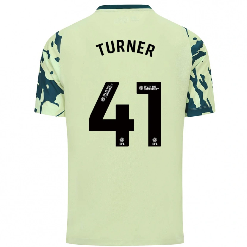 Danxen Mujer Camiseta Matthew Turner #41 Verde Oscuro 2ª Equipación 2025/26 La Camisa