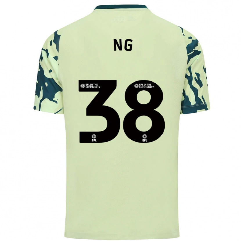 Danxen Mujer Camiseta Perry Ng #38 Verde Oscuro 2ª Equipación 2025/26 La Camisa
