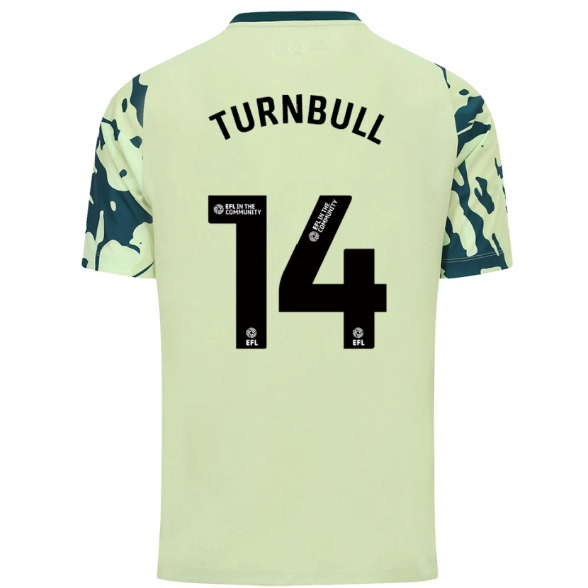Danxen Mujer Camiseta David Turnbull #14 Verde Oscuro 2ª Equipación 2025/26 La Camisa