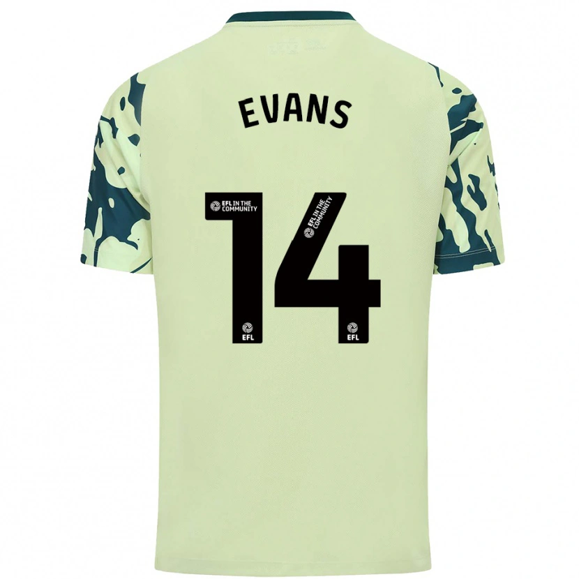 Danxen Mujer Camiseta Shannon Evans #14 Verde Oscuro 2ª Equipación 2025/26 La Camisa