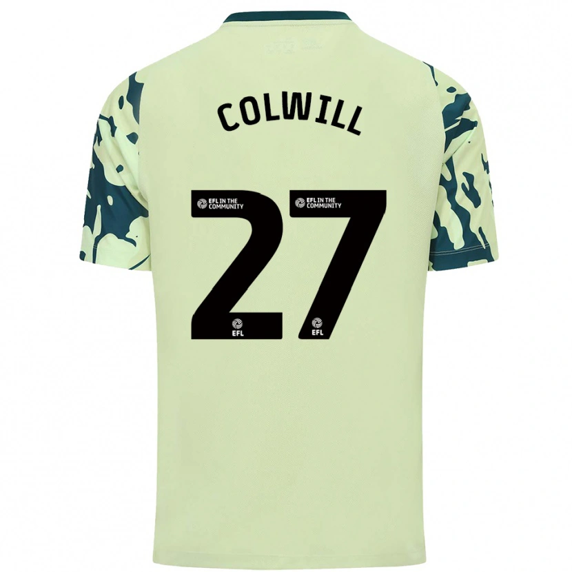 Danxen Mujer Camiseta Joel Colwill #27 Verde Oscuro 2ª Equipación 2025/26 La Camisa