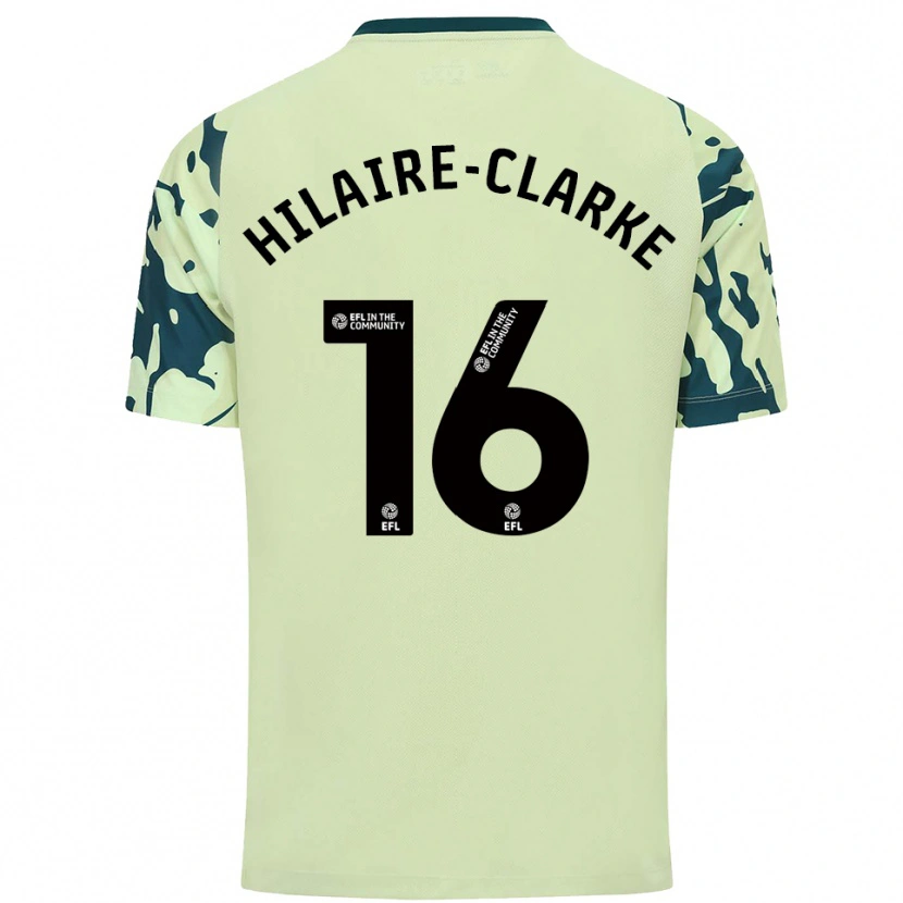 Danxen Mujer Camiseta Riley Hilaire-Clarke #16 Verde Oscuro 2ª Equipación 2025/26 La Camisa