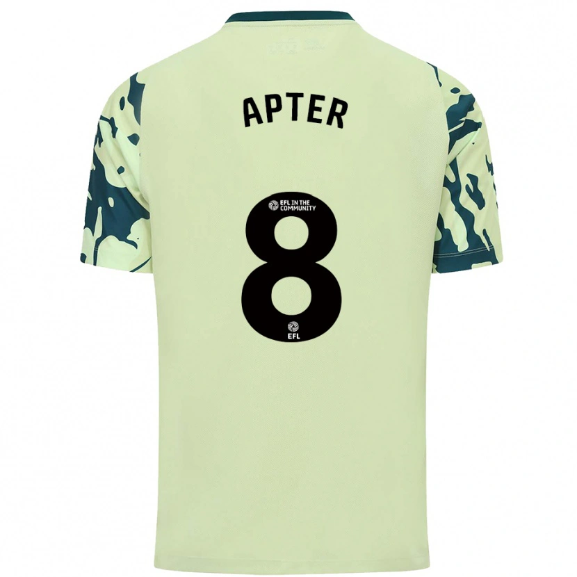Danxen Mujer Camiseta Matthew Apter #8 Verde Oscuro 2ª Equipación 2025/26 La Camisa