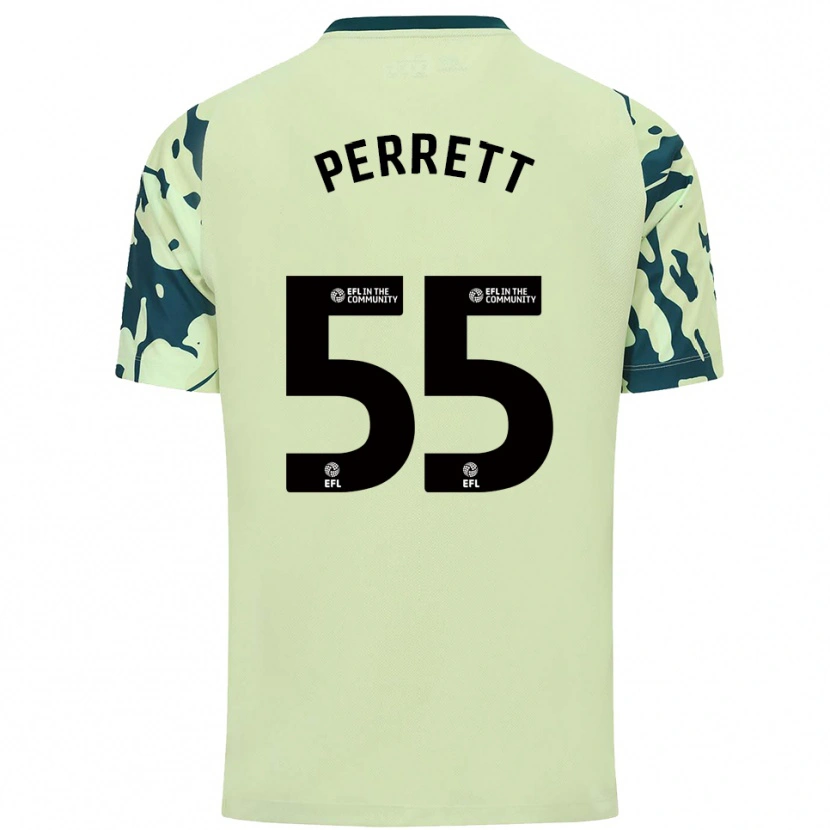 Danxen Mujer Camiseta Troy Perrett #55 Verde Oscuro 2ª Equipación 2025/26 La Camisa