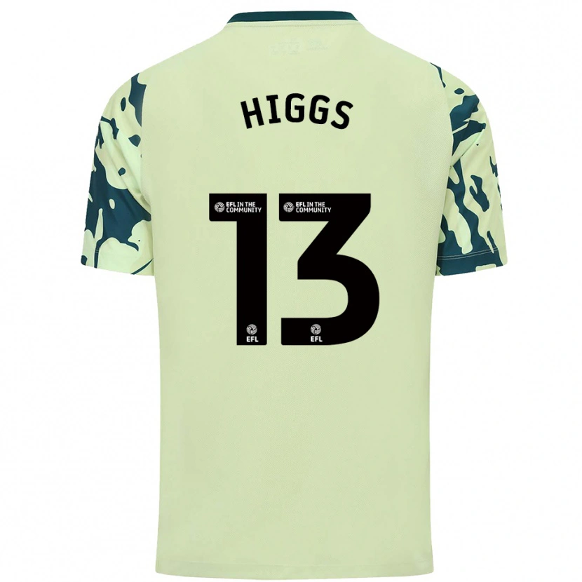 Danxen Mujer Camiseta Daniel Higgs #13 Verde Oscuro 2ª Equipación 2025/26 La Camisa