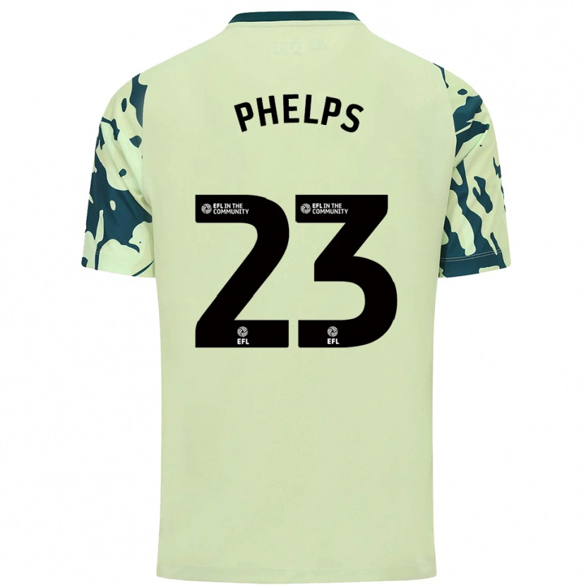 Danxen Mujer Camiseta Anna Phelps #23 Verde Oscuro 2ª Equipación 2025/26 La Camisa