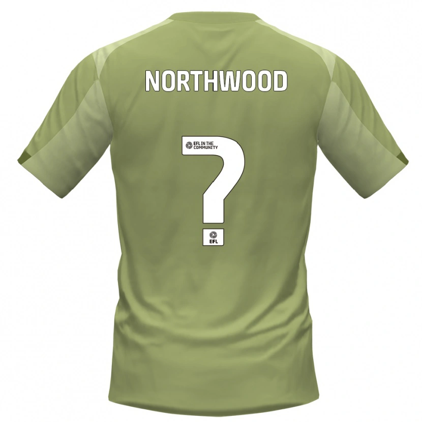 Danxen Mujer Camiseta Luke Northwood #0 Salvia Champán 2ª Equipación 2025/26 La Camisa