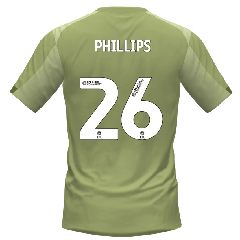 Danxen Mujer Camiseta Noah Phillips #26 Salvia Champán 2ª Equipación 2025/26 La Camisa