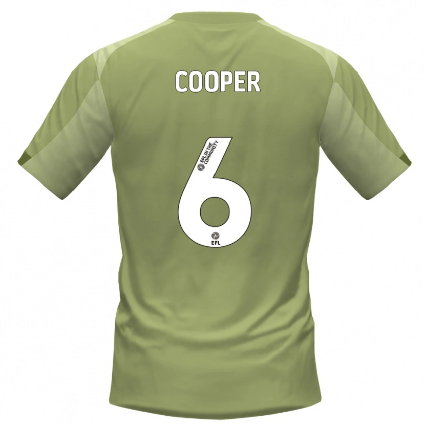 Danxen Mujer Camiseta Brandon Cooper #6 Salvia Champán 2ª Equipación 2025/26 La Camisa