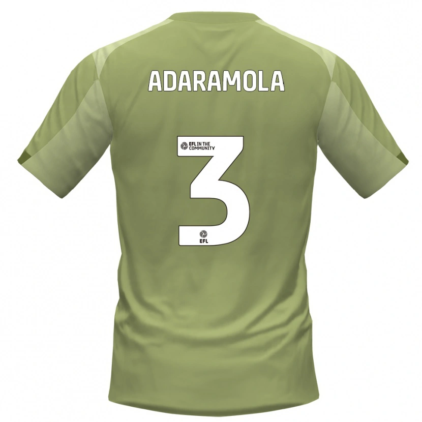 Danxen Mujer Camiseta Tayo Adaramola #3 Salvia Champán 2ª Equipación 2025/26 La Camisa