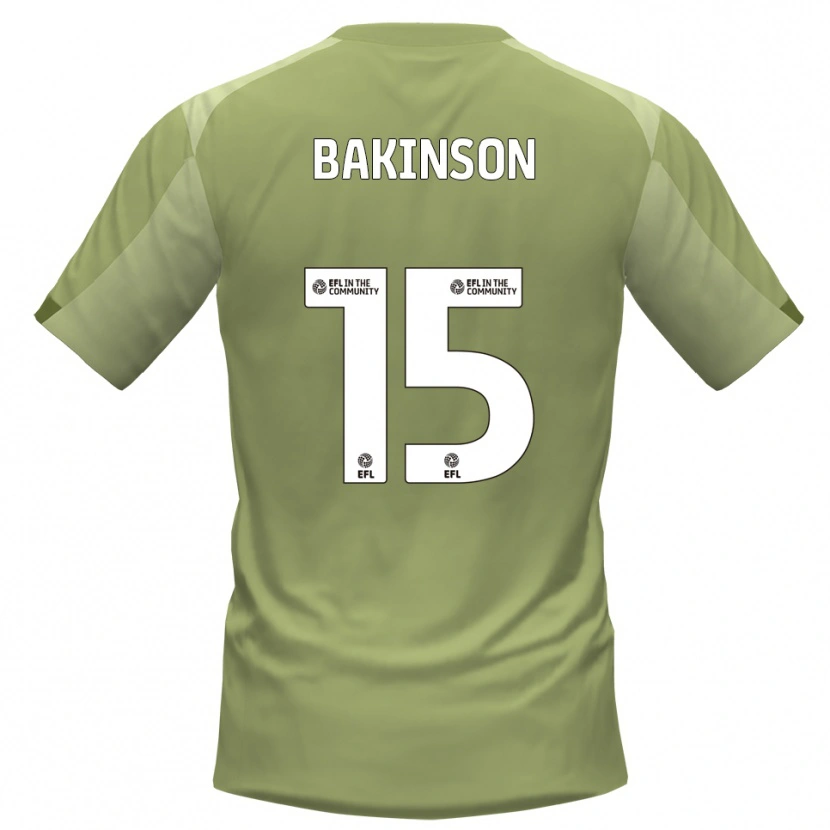 Danxen Mujer Camiseta Tyreeq Bakinson #15 Salvia Champán 2ª Equipación 2025/26 La Camisa