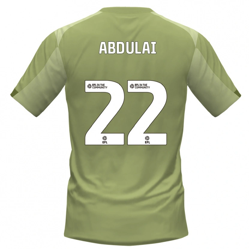 Danxen Mujer Camiseta Azeem Abdulai #22 Salvia Champán 2ª Equipación 2025/26 La Camisa