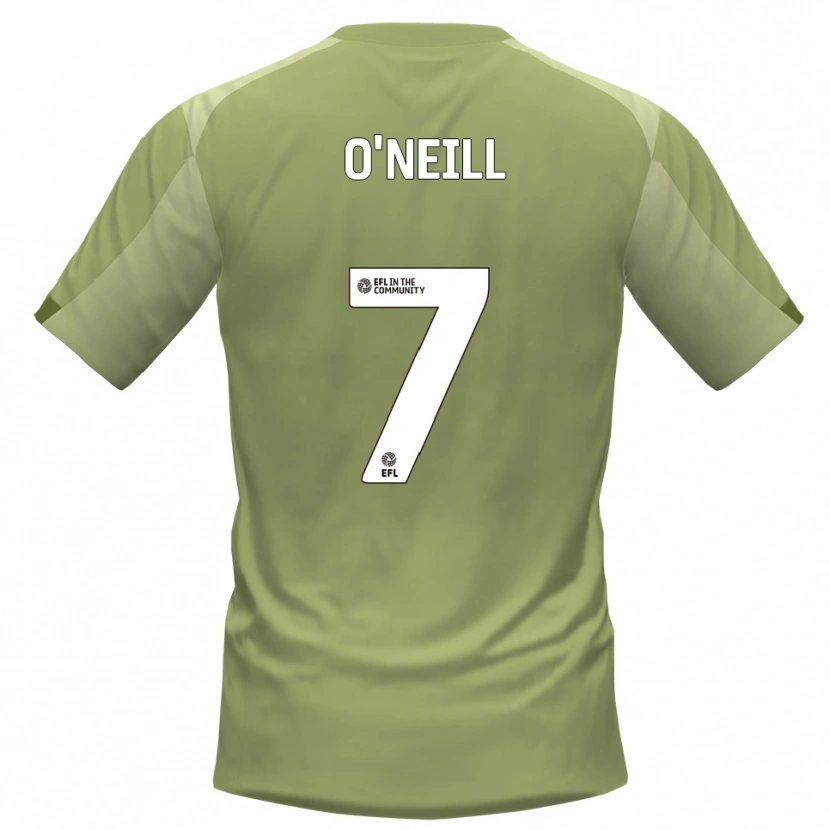 Danxen Mujer Camiseta Ollie O'neill #7 Salvia Champán 2ª Equipación 2025/26 La Camisa