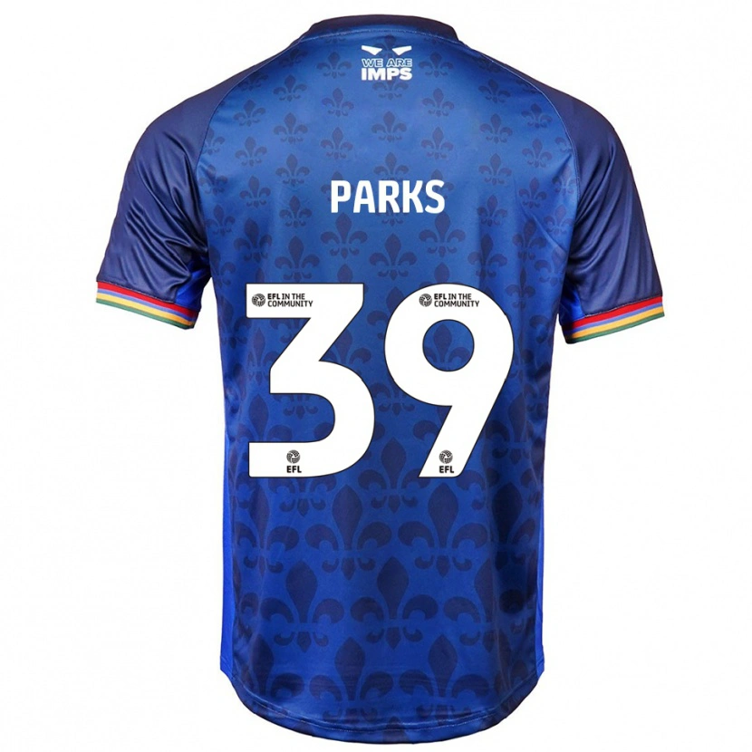 Danxen Mujer Camiseta Charlie Parks #39 Azul Azul Marino 2ª Equipación 2025/26 La Camisa