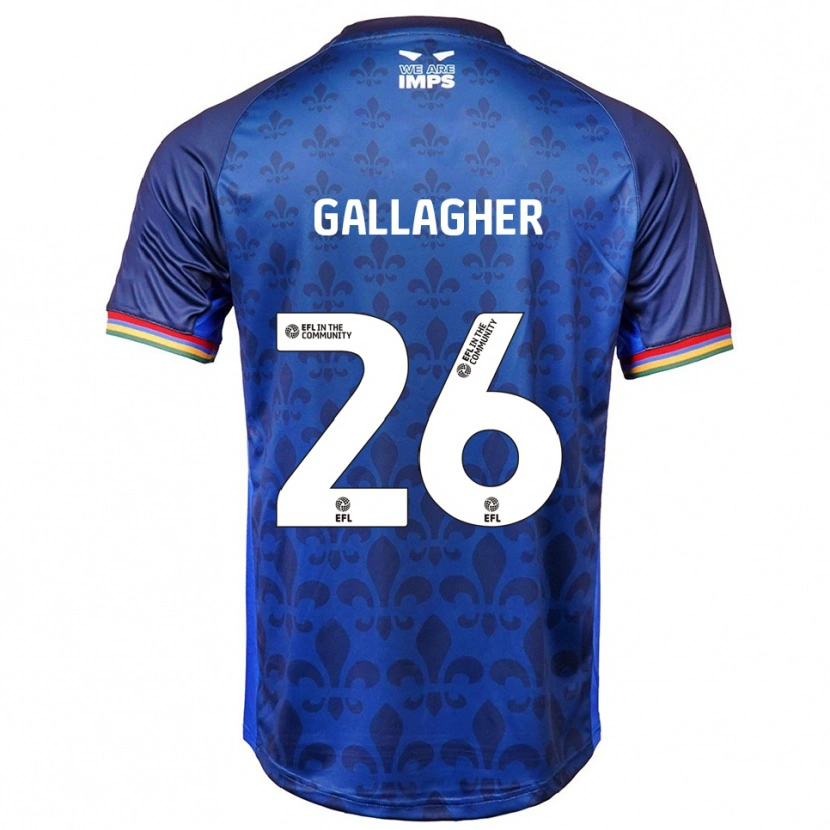 Danxen Mujer Camiseta Oisín Gallagher #26 Azul Azul Marino 2ª Equipación 2025/26 La Camisa