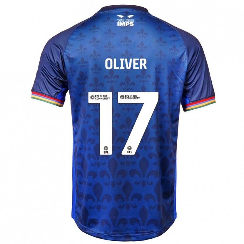 Danxen Mujer Camiseta Kenzie Oliver #17 Azul Azul Marino 2ª Equipación 2025/26 La Camisa