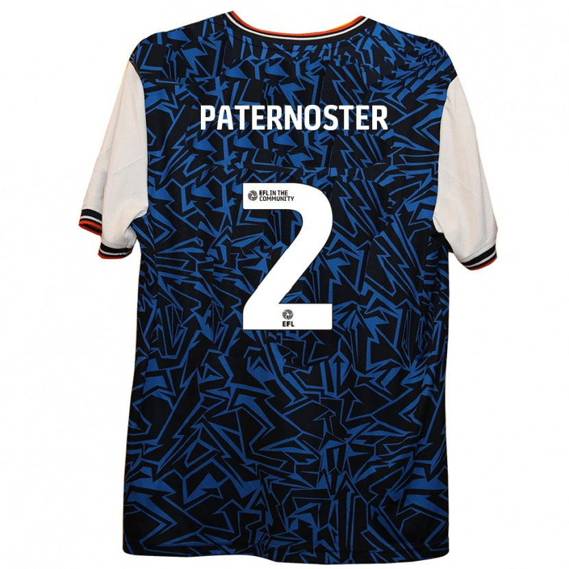 Danxen Mujer Camiseta Vladimir Paternoster #2 Azul Negro Blanco 2ª Equipación 2025/26 La Camisa