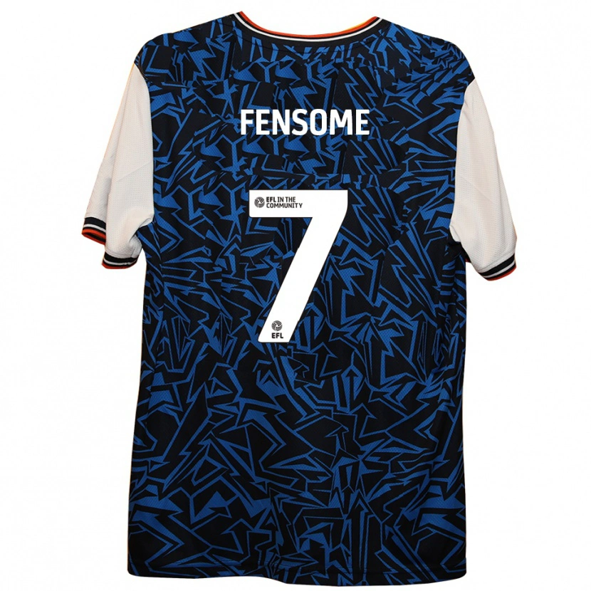 Danxen Mujer Camiseta Tash Fensome #7 Azul Negro Blanco 2ª Equipación 2025/26 La Camisa