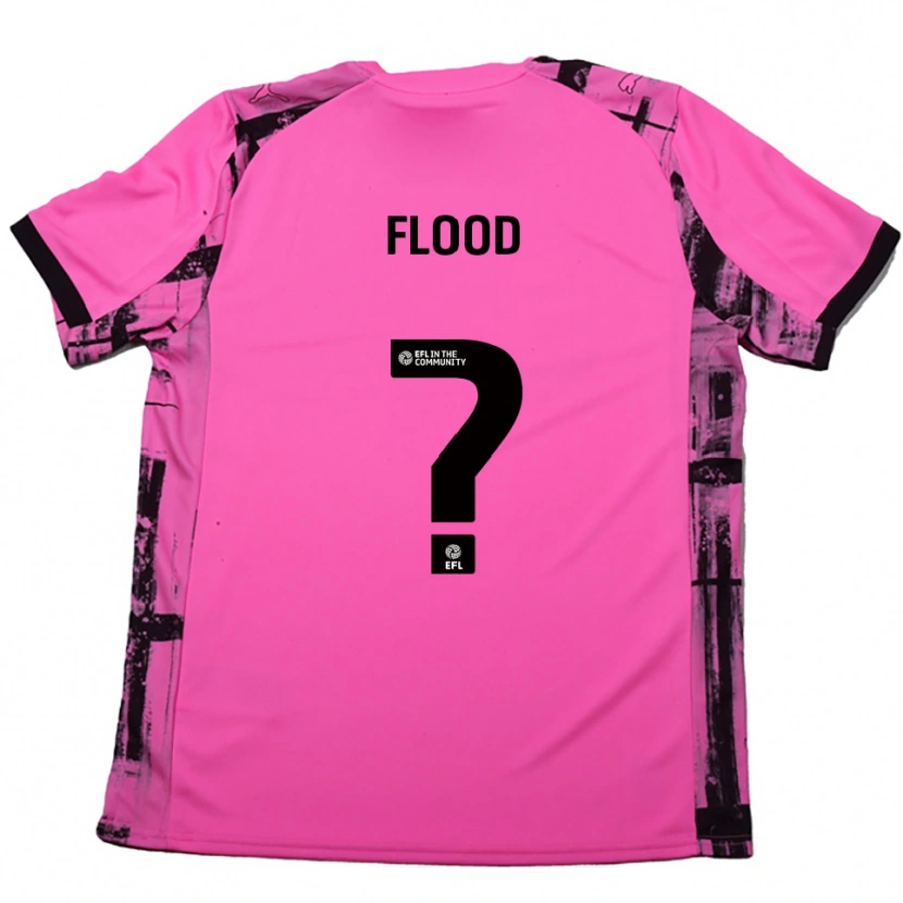 Danxen Mujer Camiseta Aimee Flood #0 Rojo Rosado Negro 2ª Equipación 2025/26 La Camisa