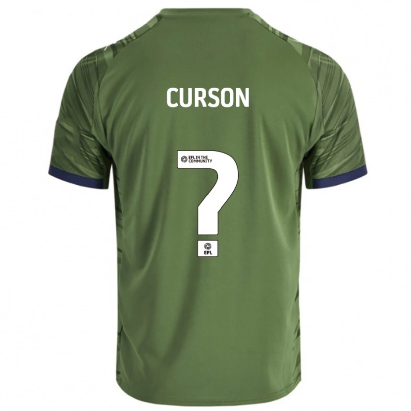 Danxen Mujer Camiseta Ellie Curson #0 Verde Blanco 2ª Equipación 2025/26 La Camisa