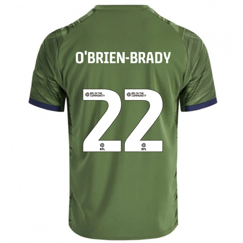 Danxen Mujer Camiseta Donay O'brien-Brady #22 Verde Blanco 2ª Equipación 2025/26 La Camisa